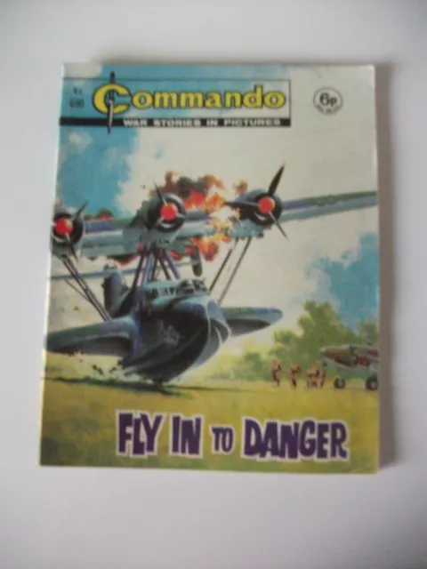 COMMANDO COMIC WAR STORIES IN PICTURES No.690 FLY IN TO DANGER GN660