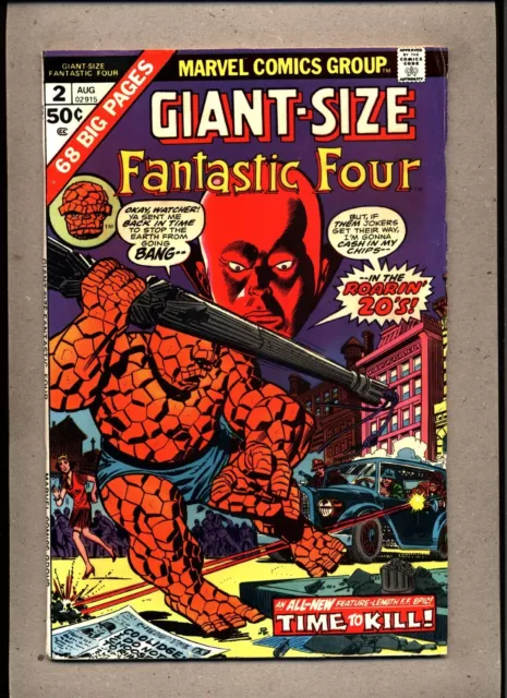 Giant-Size Fantastic Four #2_August 1974_Fine+_"Time To Kill"_Bronze Age Marvel!