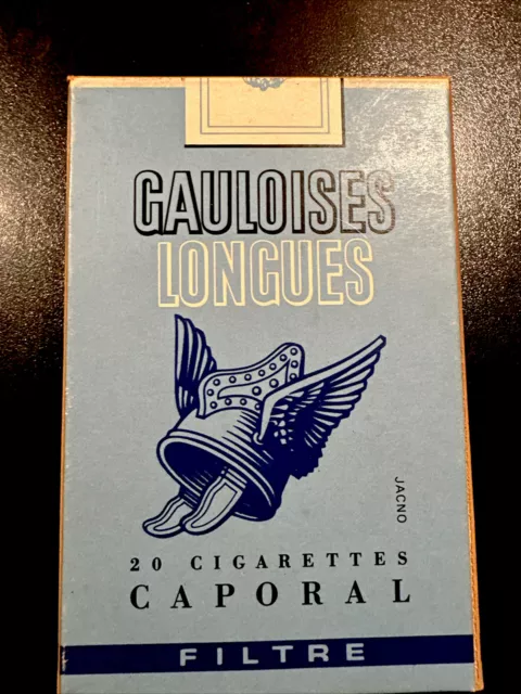 Rare PRESENTOIR Publicitaire Carton Pub GAULOISES Cigarettes Tabac Vintage 15cm