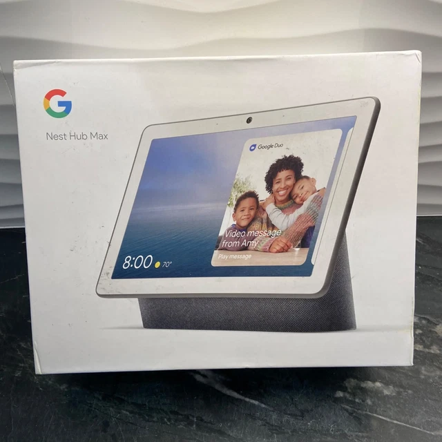 GOOGLE NEST HUB Max 10" HD Smart Display Watch Videos and Stream Music