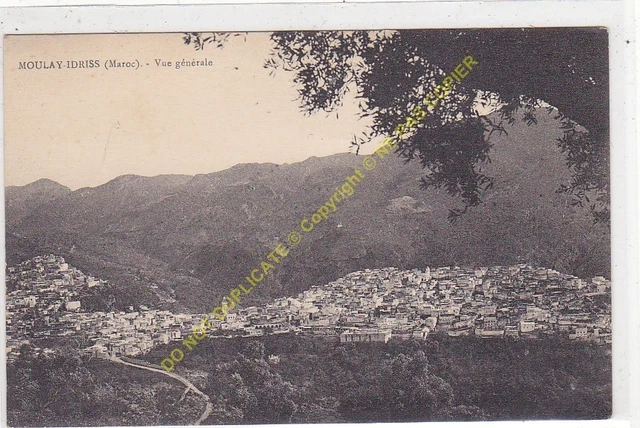 CPSM MAROC MOULAY IDRISS vue générale