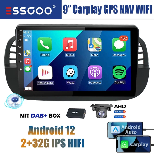 ANDROID 14 DAB+ Carplay Autoradio GPS RDS WiFi Für BMW 3er E46 318 320