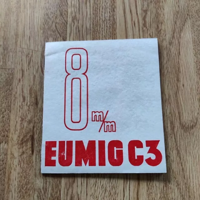 Gebrauchsanweisung für die Eumig-kamera C3 8mm