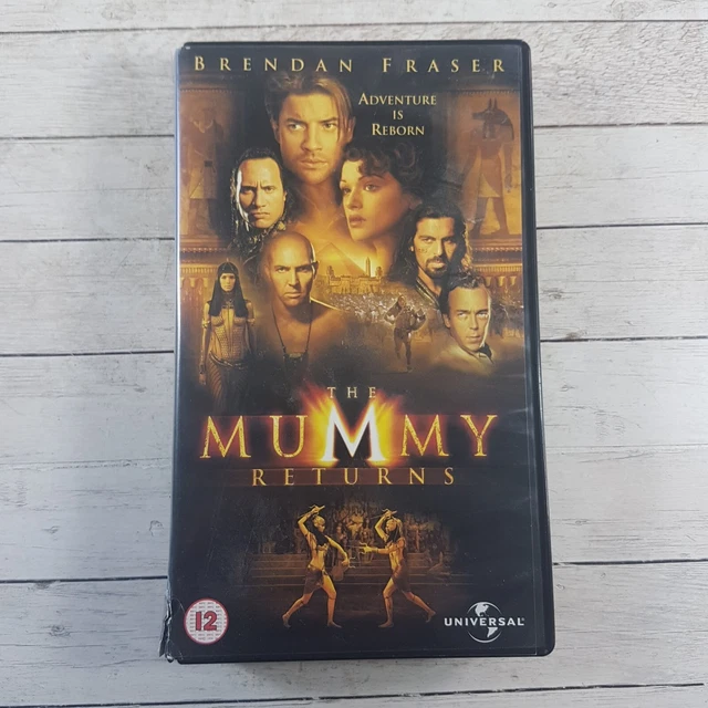 THE MUMMY RETURNS (2001) - Brendan Fraser - VHS Video - Universal- UK ...