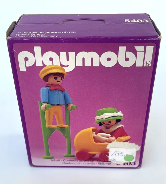 PLAYMOBIL MATELAS JAUNE landau ancien 1900 belle epoque 5502 5510 th2