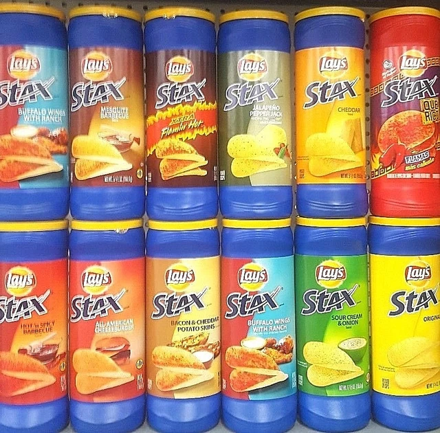 LAYS STAX Potato Crisps Chips Pick One Can 7.99 PicClick
