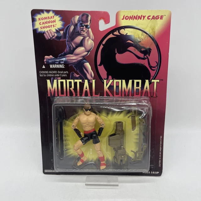 GI JOE MORTAL Kombat Johnny Cage Action Figure Hasbro Rare Vintage £54.