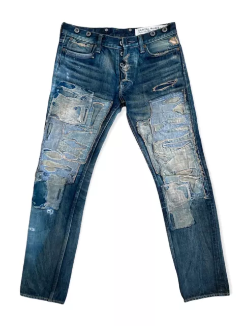 KAPITAL Patchwork Boro Denim Jeans