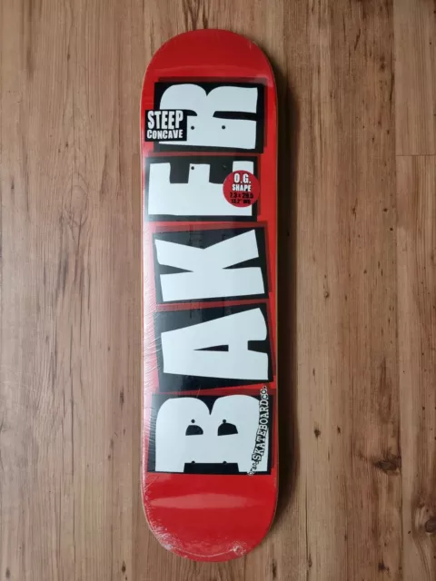 Baker Deck Skateboard Brand Logo 7,30´´ (WHITE)