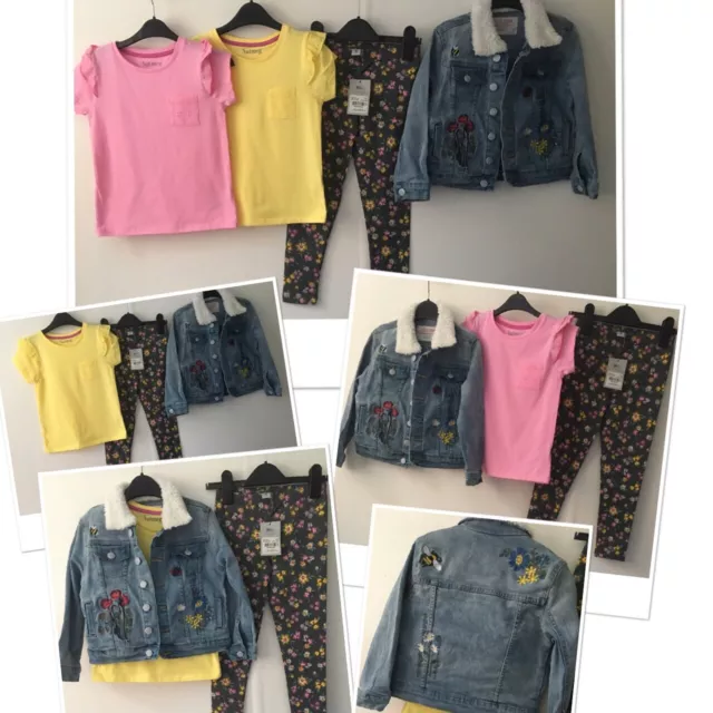 New Tu Girls leggings & new Nutmeg tops & Exc Matalan Jacket 5-6 Years