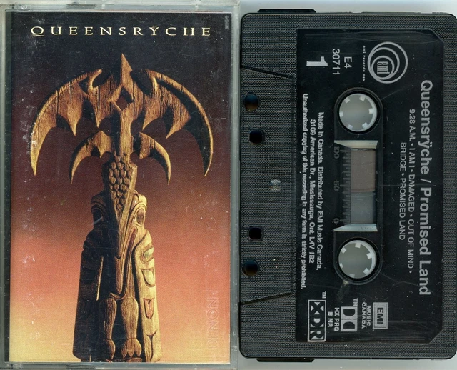 Queensryche - Promised Land RARE 1994 EMI TAPE Cassette Heir Apparent Lethal