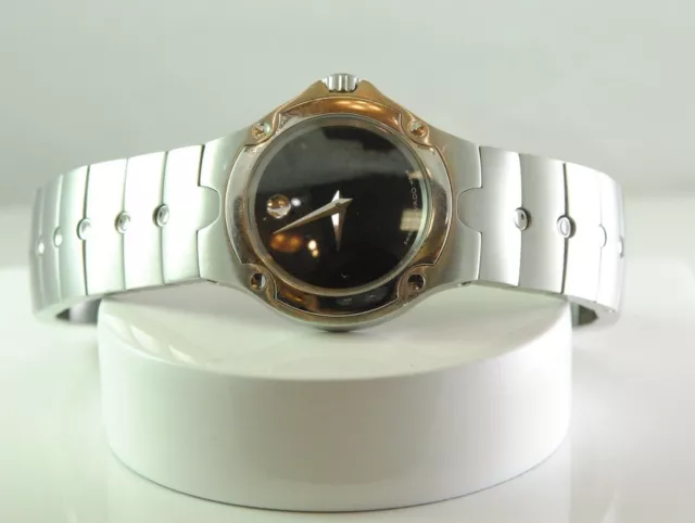 Movado Sport Edition 84 G4 1851 Women's Black Dial Stainless Steel Analog Watch