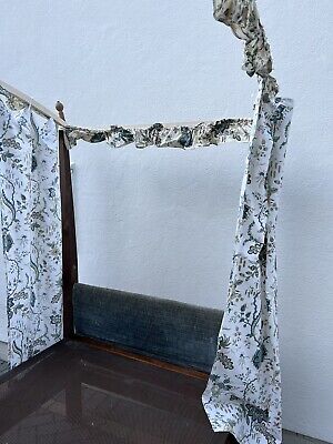 Antique four poster Small Double bed & Sprung Base cottage chic b&b bedroom 6