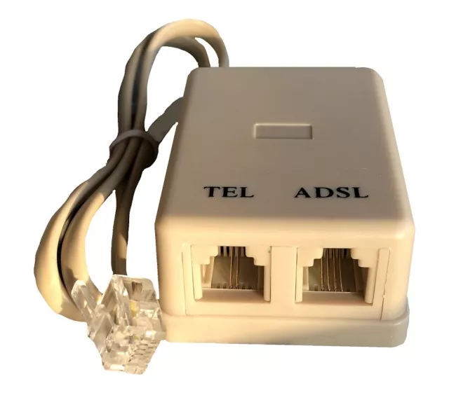 UK filtre ADSL haut débit BT modem téléphonique RJ11 micro filtre