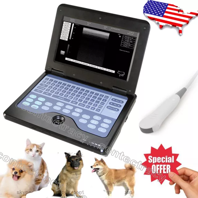 VET Veterinary Portable Notebook Laptop Ultrasound machine Scanner Micro-convex