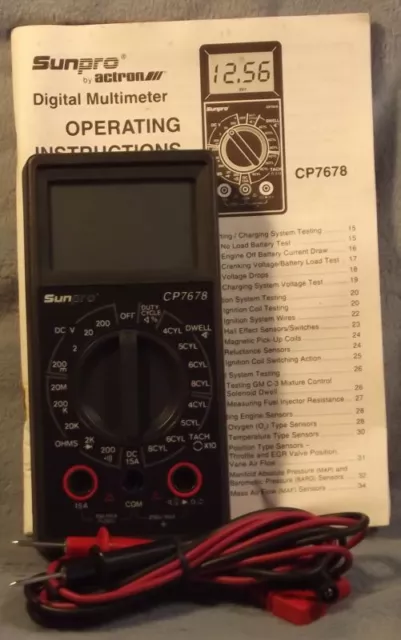 Sunpro Digital Diagnostic Engine Analyzer CP7678 Authorized Distributor