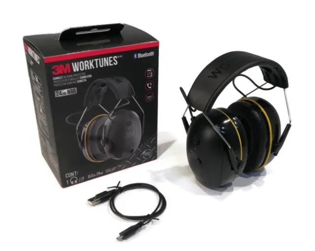 Rechargeable Worktunes Bluetooth Cordless Headphones with High Fidelity Speakers