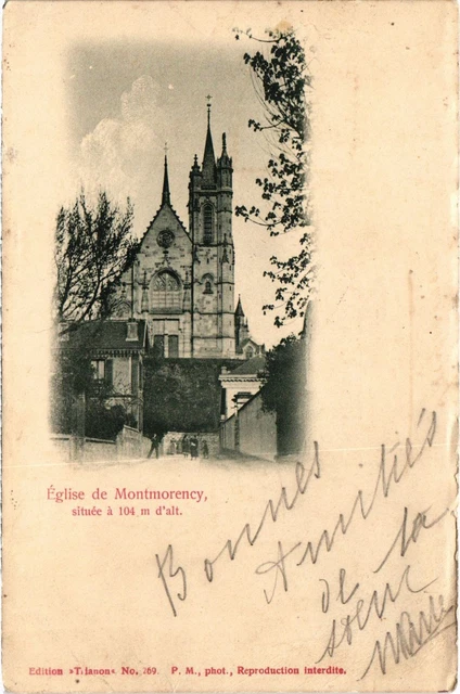 CPA Montmorency L'Eglise FRANCE (1330832)