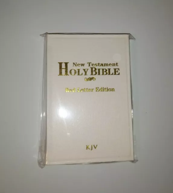Holy Bible KJV New Testament Pocket Size Red Letter Edition Religious New
