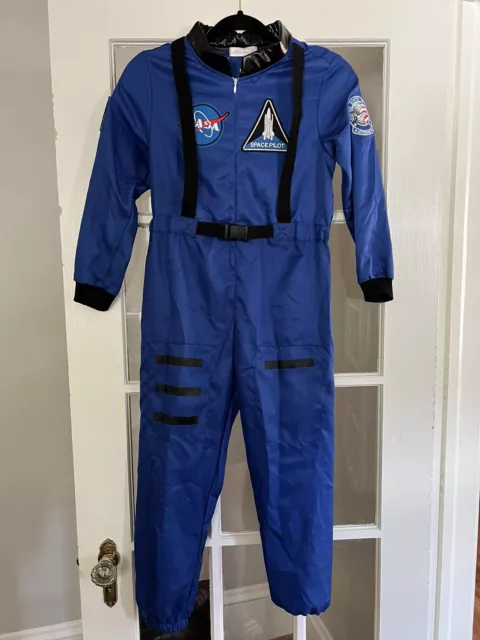 NWT NASA Blue Astronaut Costume Space Pilot Space Kids 150 Size 9-10 Years