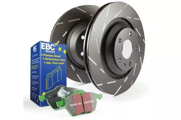 EBC Brakes S2KR1884 S2 Kits Greenstuff 2000 and USR Rotors