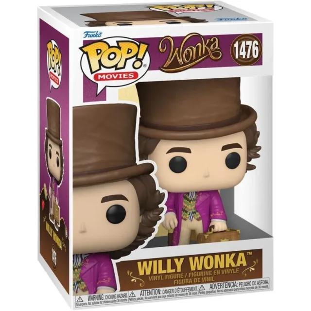 Pop Movies Wonka - Willy Wonka  . 3.75" Pop Vinyl Figure Funko  1476  Brand New