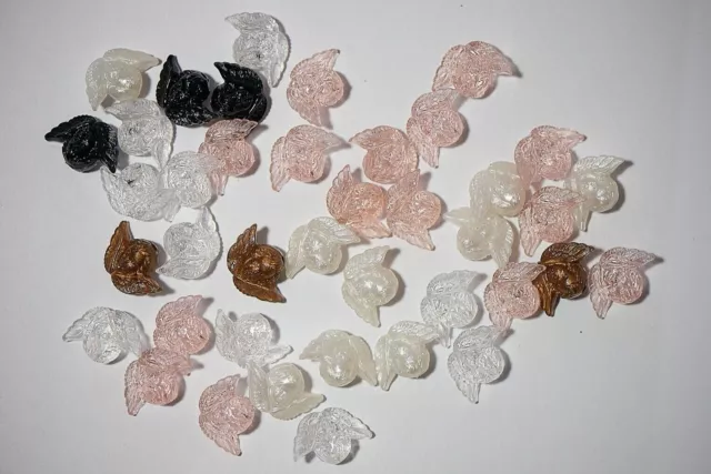 Perle Engel Schmuckherstellung Acryl 14x21mm 40Stück gemischt