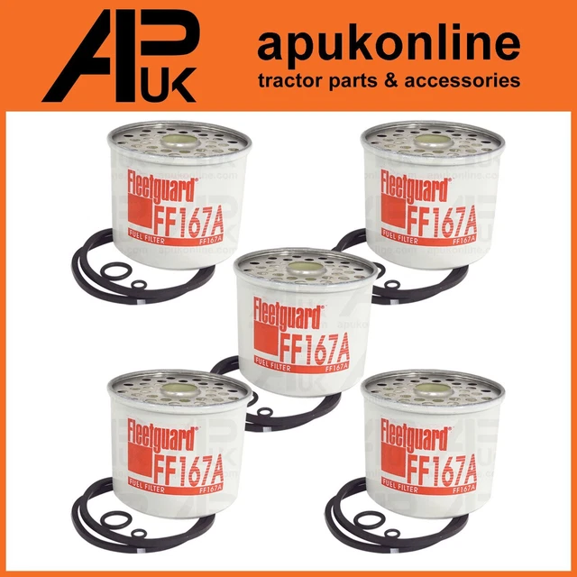 5x Fleetguard Fuel Filter for David Brown 770 780 880 885 900 950 990 Tractor