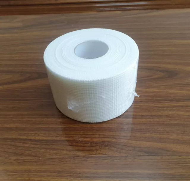 100mm x 90M Scrim Fibreglass Mesh Plasterboard Joint Tape Large Self Adhesive