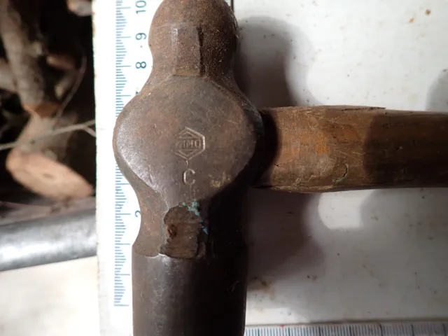 Vintage  Ball Peen-Pein Branded? Hammer.  Lot Ch 61