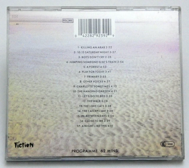 CD THE CURE Staring At The Sea The Singles Album 17 Titres 1986 Fiction Records EUR 7,19