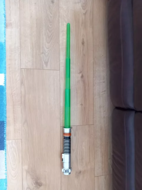 Star Wars Luke Skywalker Green Lightsaber Retractable Hasbro 2015