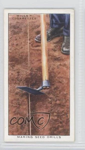 1938 Wills Garden Hints Tobacco Making Seed Drills #15 1s8
