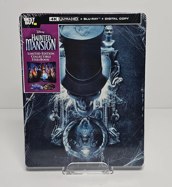 HAUNTED MANSION (2023) Steelbook 4K UHD + Blu-ray + Digital NEW Boxed