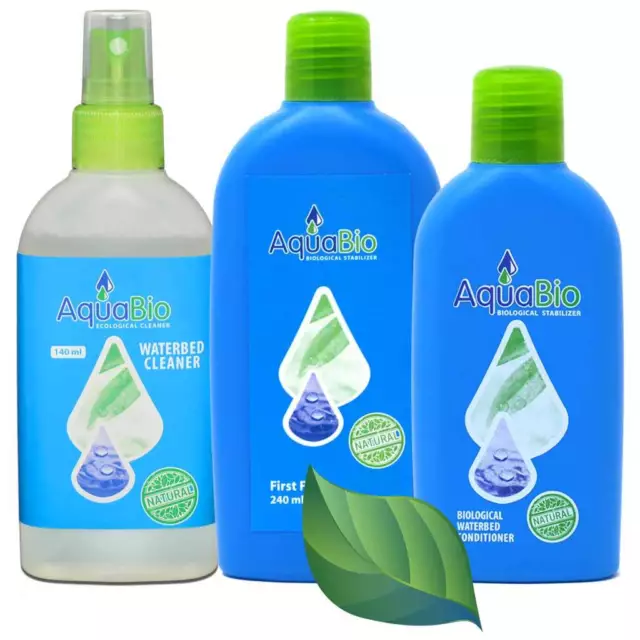 Balsamo letto ad acqua biologico vinile set cura firstfiller AquaBio