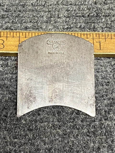 Vintage Stanley No. 60 Double Cutter Spoke Shave Cutters Flat And Convex SW Logo 3