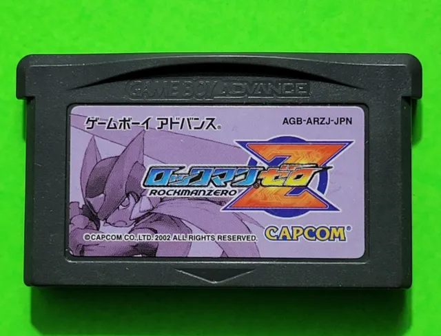 ROCKMAN ZERO (MEGA MAN ZERO) Japanese Version Game Boy Advance
