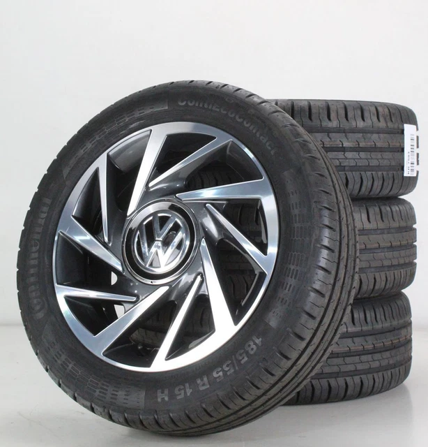 Vw Up Alufelgen 15 Zoll Original VW UP 1S Sommerräder Conti 15 Zoll Alufelgen Woodstock grau Felgen