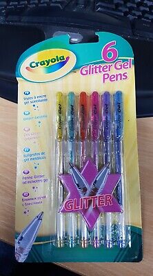 Crayola Glitter Gel penne pacco da 6 