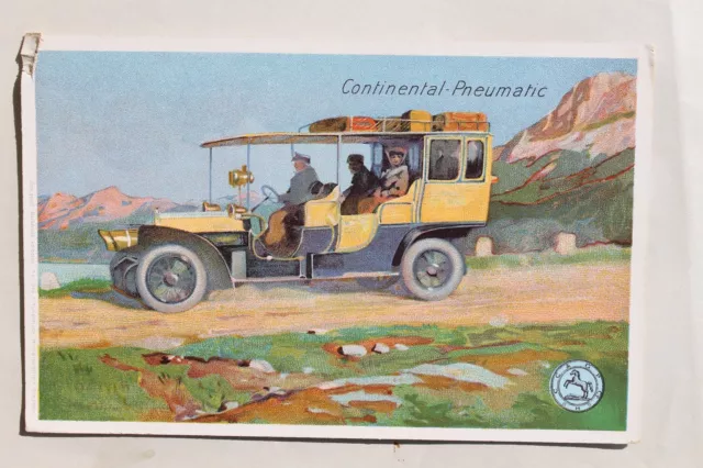 12805 Continental Pneumatic Reifen Oldtimer um 1910 Reklame Werbekarte PC car