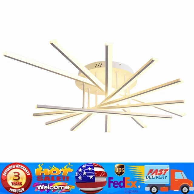 Modern Ceiling Light Chandelier Pendant Lamp Nordic Fixture+Remote Control