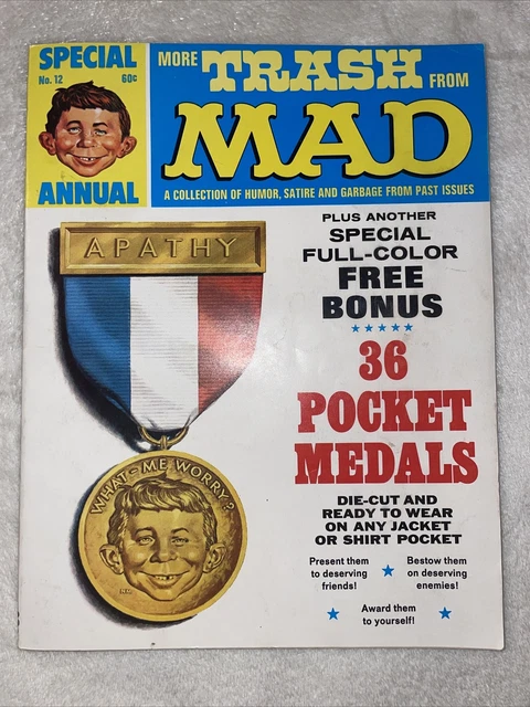 Special Annual Issue #12 W/ ALL Pocket Medals MAD Magazine