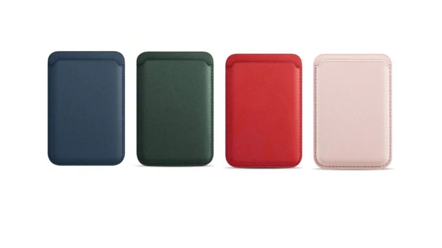 Leather Magnetic MagSafe Card Wallet For Apple iPhone 15 14 13 11 Pro Max Mini