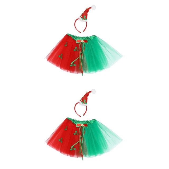 2 Sets Party Kostüm Weihnachten Stirnband Weihnachten Kostüm für Kinder