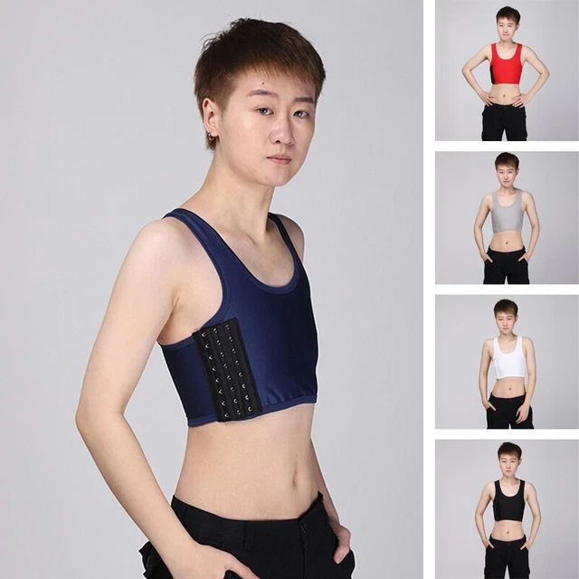 Reggiseno top elastico donna taglie forti shaper senza maniche corsetto sportivo sottile