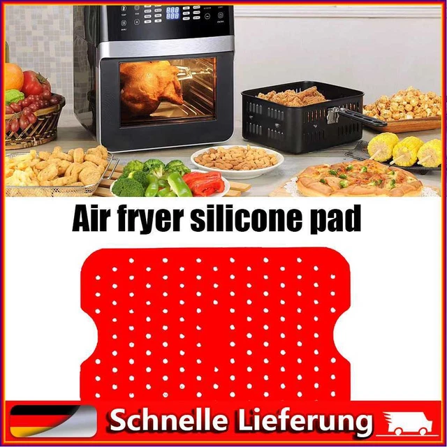 Alfombra de freidora de aire de silicona utensilios de cocina reutilizables para hornear familiar Campi