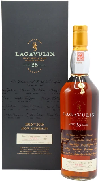 Lagavulin - 200th Anniversary Edition 25 year old Whisky  70cl