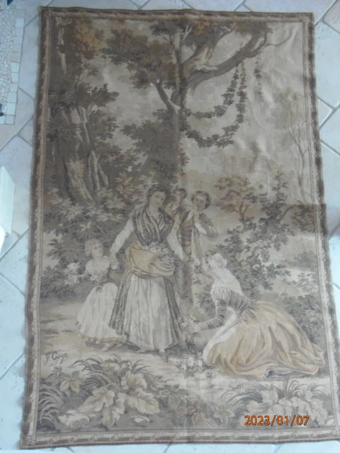 Vintage tapisserie tissé à la main Tapis Décoration Murale