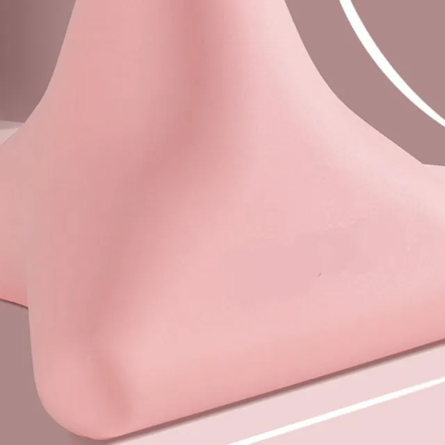 (Pink) Four Corner Massager Neck Plantar Massage Tool Portable Relieve 3