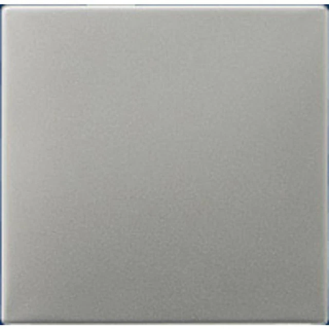 Jung simple Cache Interrupteur va-et-vient, Bouton-poussoir acier inoxydable
